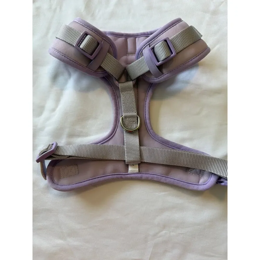 Spark Paws Large Ultra-Soft Lilac Activewear Harness Waterproof nylon leash